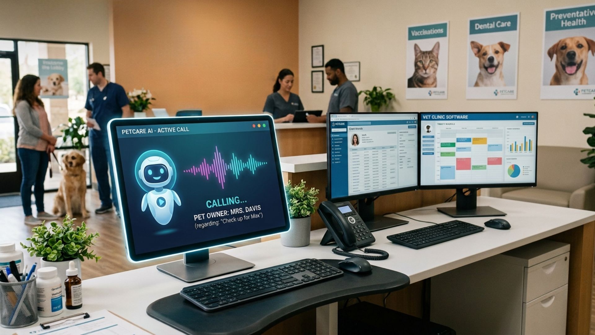 AI Calling Agents for Veterinary Clinics: Appointment Booking and Pet Owner Follow-Ups