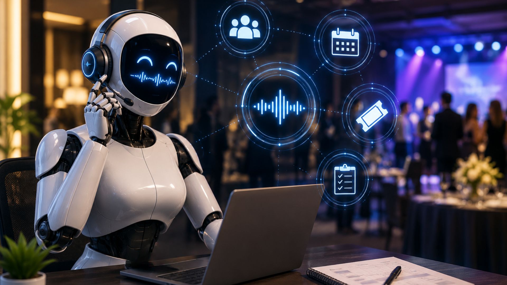 AI Voice Agents for Event Management Automating RSVPs and Ticketing Calls