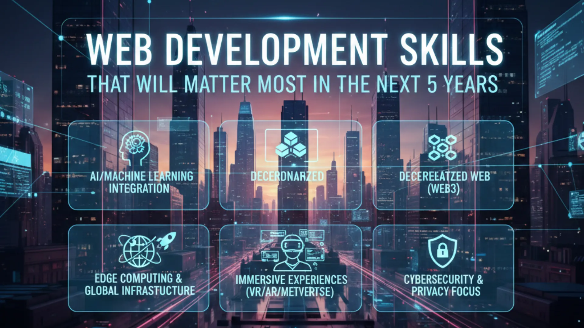 Web Development Skills That Will Matter Most in the Next 5 Years